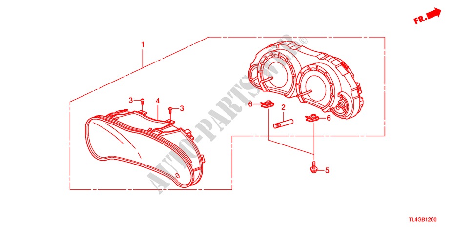 INDICADOR para Honda ACCORD TOURER 2.0 COMFOT 5 Puertas 6 velocidades manual 2012