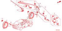 ANTENA/ALTAVOZ(RH)(1) para Honda BALLADE VTI 4 Puertas 5 velocidades automática 2011