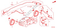ANTENA/ALTAVOZ(RH)(2) para Honda BALLADE VTI-L 4 Puertas 5 velocidades manual 2011