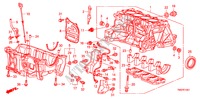 BLOQUE DE CILINDRO/COLECTOR DE ACEITE(1.5L) para Honda CITY LX 4 Puertas 5 velocidades manual 2010
