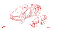 CONJUNTO DE ALAMBRES(4)(LH) para Honda CITY EX-A 4 Puertas 5 velocidades automática 2011