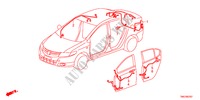 CONJUNTO DE ALAMBRES(4)(RH) para Honda BALLADE VTI-L 4 Puertas 5 velocidades manual 2011