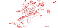 CONSOLA(LH)(1) para Honda CITY LX-A 4 Puertas 5 velocidades manual 2011