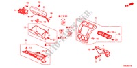 GUARNICION DE INSTRUMENTO(LADO DE PASAJERO)(RH) para Honda BALLADE VTI-L 4 Puertas 5 velocidades automática 2011