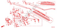 LIMPIAPARABRISAS(RH) para Honda BALLADE VTI-L 4 Puertas 5 velocidades automática 2011