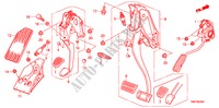 PEDAL(LH) para Honda CITY EX-A 4 Puertas 5 velocidades manual 2011