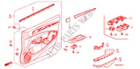 RECUBRIMIENTO DE PUERTA(LH) para Honda CITY EX-A 4 Puertas 5 velocidades manual 2011