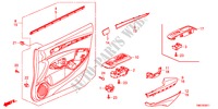 RECUBRIMIENTO DE PUERTA(RH) para Honda BALLADE VTI 4 Puertas 5 velocidades manual 2011