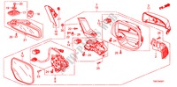 RETROVISOR(2) para Honda CITY EX-A 4 Puertas 5 velocidades automática 2009
