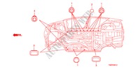ANILLO(INFERIOR) para Honda INSIGHT ES 5 Puertas automática completa 2011