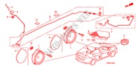 ANTENA DE RADIO/ALTAVOZ(LH) para Honda INSIGHT S 5 Puertas automática completa 2011