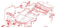 CAPO DE MOTOR(RH) para Honda INSIGHT ES 5 Puertas automática completa 2011
