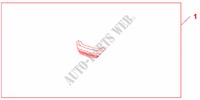 FR GRILLE LWR para Honda INSIGHT SE 5 Puertas automática completa 2011