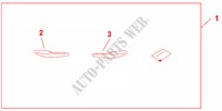 FRONT BUMPER TRIMS para Honda INSIGHT ELEGANCE 5 Puertas automática completa 2011