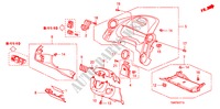 GUARNICION DE INSTRUMENTO(LADO DE CONDUCTOR)(LH) para Honda INSIGHT ELEGANCE 5 Puertas automática completa 2010