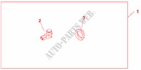 REAR PARKING SENSORS (4) para Honda INSIGHT COMFORT 5 Puertas automática completa 2011