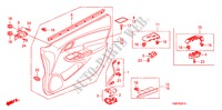 RECUBRIMIENTO DE PUERTA(LH) para Honda INSIGHT COMFORT 5 Puertas automática completa 2011