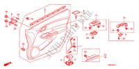 RECUBRIMIENTO DE PUERTA(RH) para Honda INSIGHT S 5 Puertas automática completa 2011