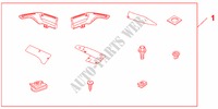 RR UNDER SKIRT para Honda INSIGHT ES 5 Puertas automática completa 2011