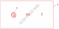 SPEAKER UPGRADE KIT   CO AXIAL para Honda INSIGHT ES 5 Puertas automática completa 2011