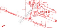 CAJA DE ENGRANAJE DE P.S.(RH) para Honda CIVIC EXI 3 Puertas 5 velocidades manual 1996