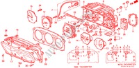 COMPONENTES DEL INDICADOR(NS) para Honda CIVIC GLI 3 Puertas 5 velocidades manual 1997