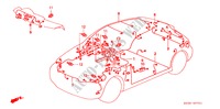 CONJUNTO DE ALAMBRES(RH) para Honda CIVIC GLI 3 Puertas 5 velocidades manual 1998