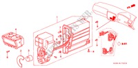 CONTROL DE CALEFACTOR(AUTOMATICO) (RH) (1) para Honda CIVIC SIR 3 Puertas 5 velocidades manual 1998