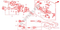 INTERRUPTOR COMBINACION(LH) para Honda CIVIC LXI 3 Puertas 5 velocidades manual 1999