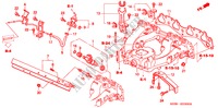 MULTIPLE DE ADMISION (1.5L SOHC) para Honda CIVIC LXI 3 Puertas 5 velocidades manual 1996
