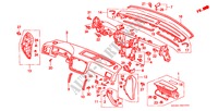 PANEL DE INSTRUMENTO(LH) para Honda CIVIC EXI 3 Puertas 5 velocidades manual 1997