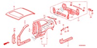 PANELES EXTERIORES para Honda CIVIC LXI 3 Puertas 4 velocidades automática 1998