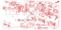 INTERRUPTOR COMBINACION(RH) para Honda CIVIC VTI 4 Puertas automática completa 1996
