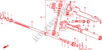 CAJA DE ENGRANAJE DE P.S.(RH) para Honda CIVIC VTI 4 Puertas 4 velocidades automática 2000