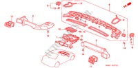 CONDUCTO DE CALEFACTOR(RH) para Honda CIVIC VTI 4 Puertas 4 velocidades automática 2000