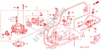 CUERPO MARIPOSA GASES (1) para Honda CIVIC LXI 4 Puertas 5 velocidades manual 2000