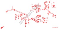 ESTABILIZADOR DELANTERO/ BRAZO INFERIOR DELANTERO para Honda HR-V 4WD 3 Puertas 5 velocidades manual 2000