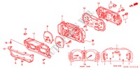 INDICADOR DE COMBINACION COMPONENTES para Honda HR-V 4WD 5 Puertas 5 velocidades manual 2000