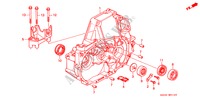 ALOJAMIENTO DE EMBRAGUE para Honda PRELUDE SI 2 Puertas 5 velocidades manual 1998