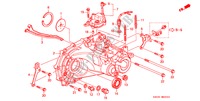 ALOJAMIENTO TRANSMISION para Honda PRELUDE 2.0I 2 Puertas 5 velocidades manual 2000