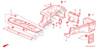 BANDEJA TRASERA/GUARNICION PORTAEQUIPAJE para Honda PRELUDE SI 2 Puertas 5 velocidades manual 1999