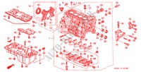 BLOQUE DE CILINDRO/COLECTOR DE ACEITE (SOHC/DOHC) para Honda PRELUDE SI 2 Puertas 5 velocidades manual 2000