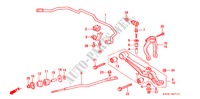 BRAZO INFERIOR DELANTERO para Honda PRELUDE SI 2 Puertas 5 velocidades manual 1997