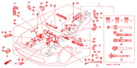 CONJ. DE CABLES DE MOTOR(RH) para Honda PRELUDE VTI-R 2 Puertas 5 velocidades manual 1998