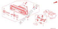 CONTROL DE CALEFACTOR(AUTOMATICO)(RH) para Honda PRELUDE TYPE-S 2 Puertas 5 velocidades manual 2000