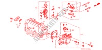 CUERPO MARIPOSA GASES(SOHC) para Honda PRELUDE 2.0I 2 Puertas 4 velocidades automática 2000