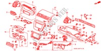 GUARNICION DE INSTRUMENTO(LH) para Honda PRELUDE VTEC 2.2VTI 2 Puertas 5 velocidades manual 1997