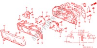 INDICADOR DE COMBINACION COMPONENTES para Honda PRELUDE 2.0I 2 Puertas 5 velocidades manual 1998