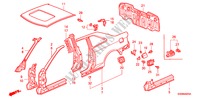 PANELES EXTERIORES para Honda PRELUDE TYPE-S 2 Puertas 5 velocidades manual 2000