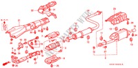 TUBERIA DE ESCAPE(DOHC/ATTS) para Honda PRELUDE VTI-R 2 Puertas 5 velocidades manual 1998